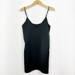 Talula Black V-Neck Slip Mini Dress